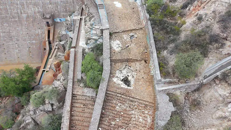 Presa San José. deterioro